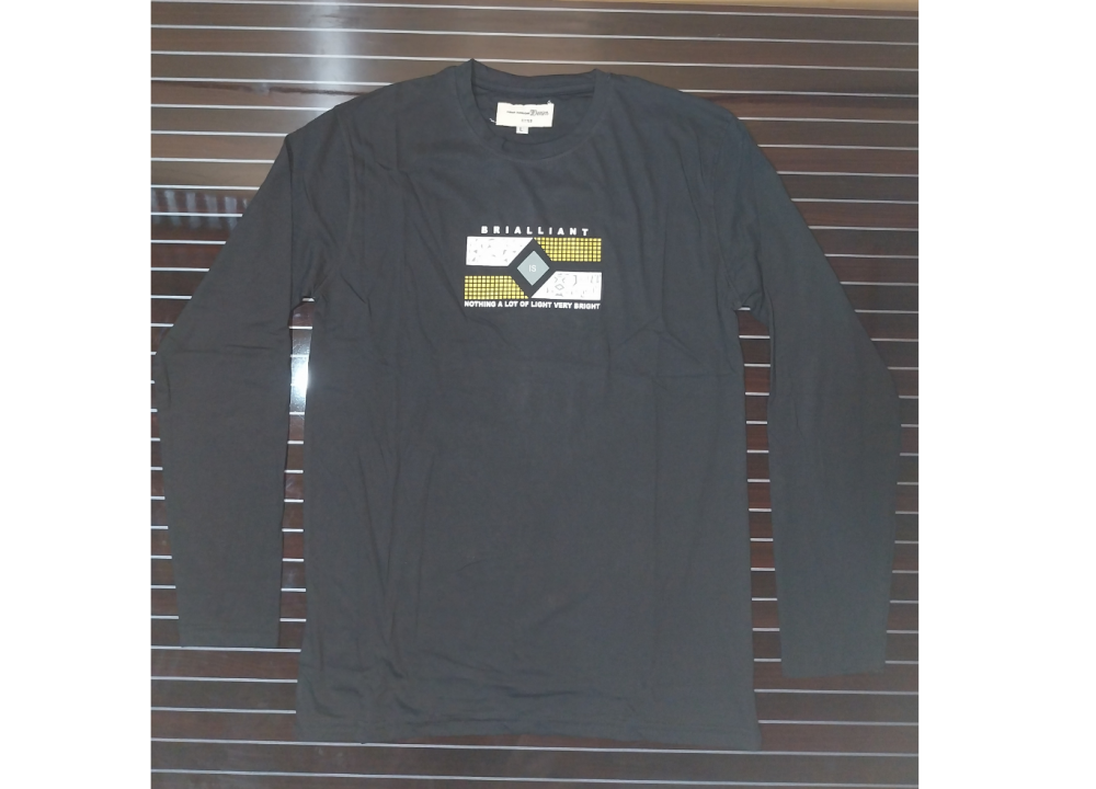 Cotton Fabric Full Sleeve Printed T-Shirt